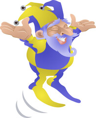 Funny Jester illustration