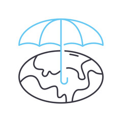 broadcasting line icon, outline symbol, vector illustration, concept sign