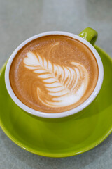 Cups of Hot Caffe Latte