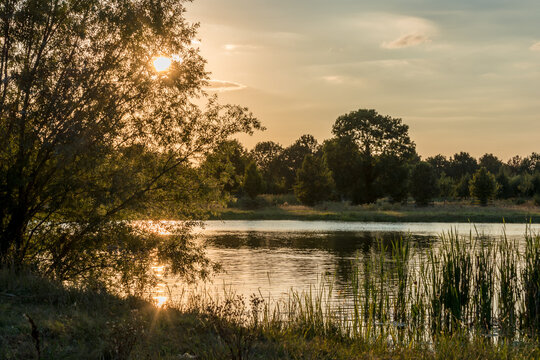Sunset in Tiel