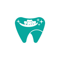 Dental logo template vector illustration