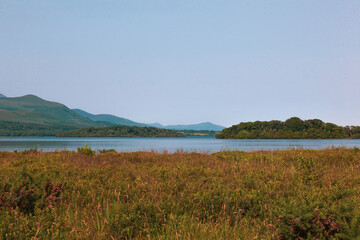 lake and mountains in ireland