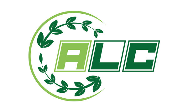 ALC Three-letter natural logo design, vector template. | monogram logo | abstract logo | wordmark logo | font logo | lettermark logo | business logo | brand logo |
