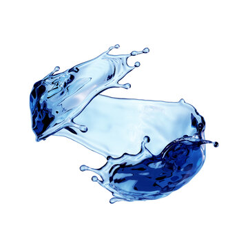 recommend clip art: 3d render, blue wave, water wavy splash clip art isolated on transparent background. Natural splashing liquid shape