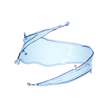 recommend clip art: 3d render, blue wave, water wavy splash clip art isolated on transparent background. Natural splashing liquid shape