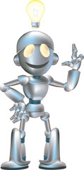 cute robot illustration