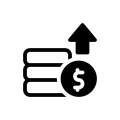 profit glyph icon