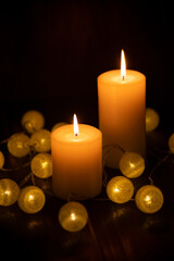 キャンドルの明かり