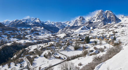 Nieve en Valle de Aspe