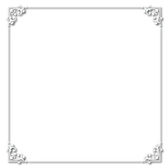 Frame, in the style of an ornament, Vector illustration eps 10, Art.