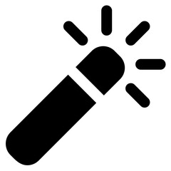 magic wand glyph icon