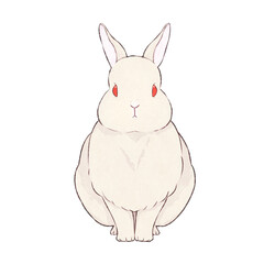 うさぎ　表情（無）