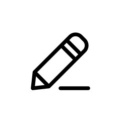 pencil line icon