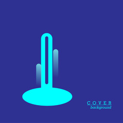 refreshing blue background cover