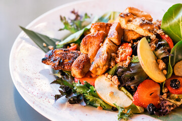 Ensalada de pollo 