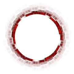 Dark red frame abstract gradient circle