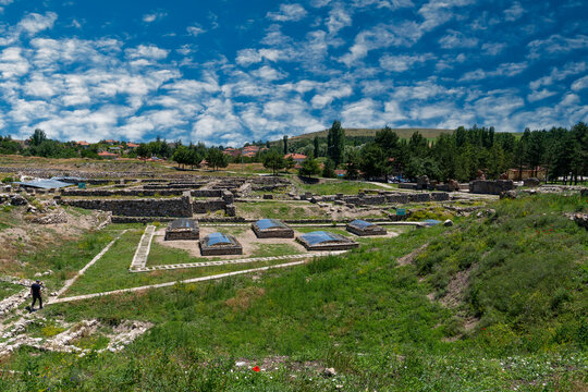Alacahoyuk archaeological site with Kings&rsquo; tombs, Corum, Turkey