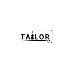 simple tailor logo, tailor alphabet logo