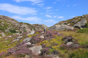 Hiking around the Lindesnes Lighthouse, South Norway
