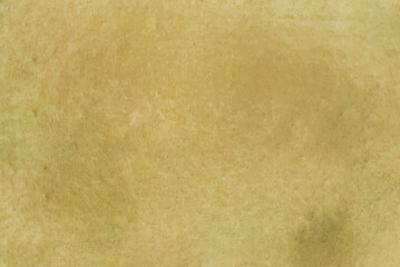 Hand painted watercolor gold texture, brush strokes on the white paper background and watercolor background with grunge.