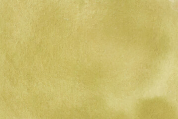 Hand painted watercolor gold texture, brush strokes on the white paper background and watercolor background with grunge.