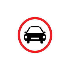 red car sign