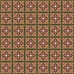 Tile Floor Seamless Pattern Design