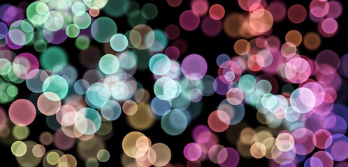 Soft dream lights art background