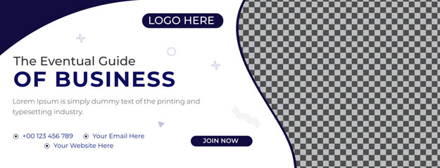 Creative Social Media Cover Design Template 