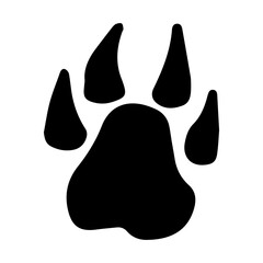 animal paw element
