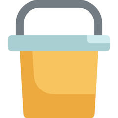 bucket flat icon © HacaStudio
