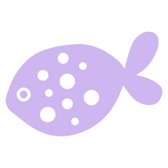 pastel doodle fish
