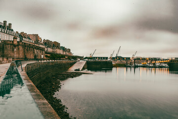 Saint Malo in late August 