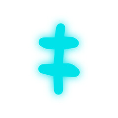 Obraz premium glow fantasy ancient alphabet 