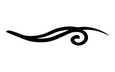 swirl curve line element
