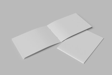 A4 landscape brochure mockup