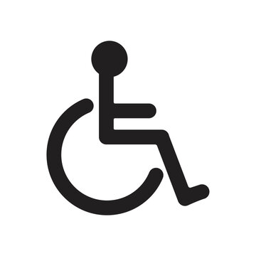 Disabled Handicap Icon .Vector illustration