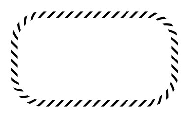 slant line border frame
