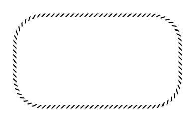 slant line border frame
