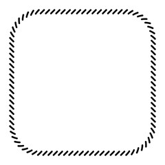 slant line border frame
