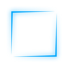 Obraz premium neon square frame 