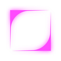neon square frame
