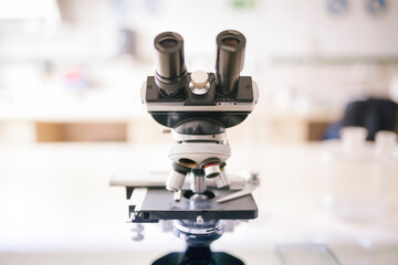 microscope at laboratory