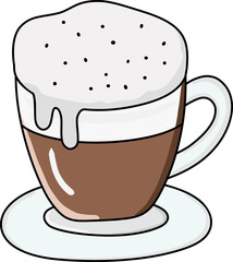 Cappuccino Illustration Style