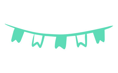 colorful doodle flag banner
