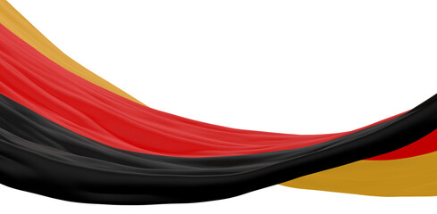 3D illustration of germany flag