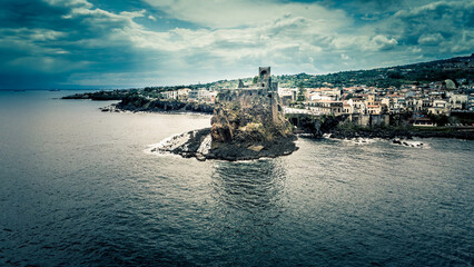 lungomare di acicastello drone bleu