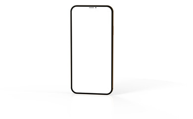 New realistic mobile phone smartphone mockup