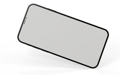 Modern frameless smartphone Mock up