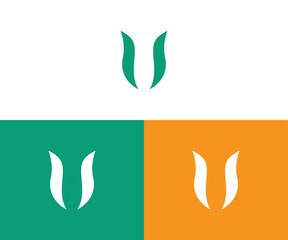 u logo design